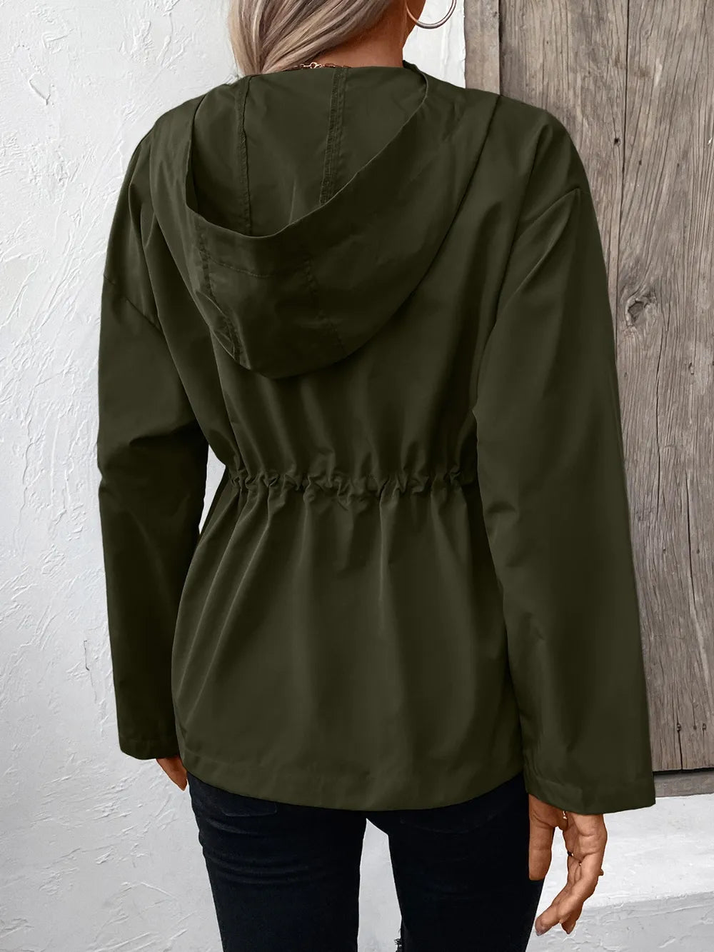 INAYA – Veste Décontractée à Capuche et Cordon