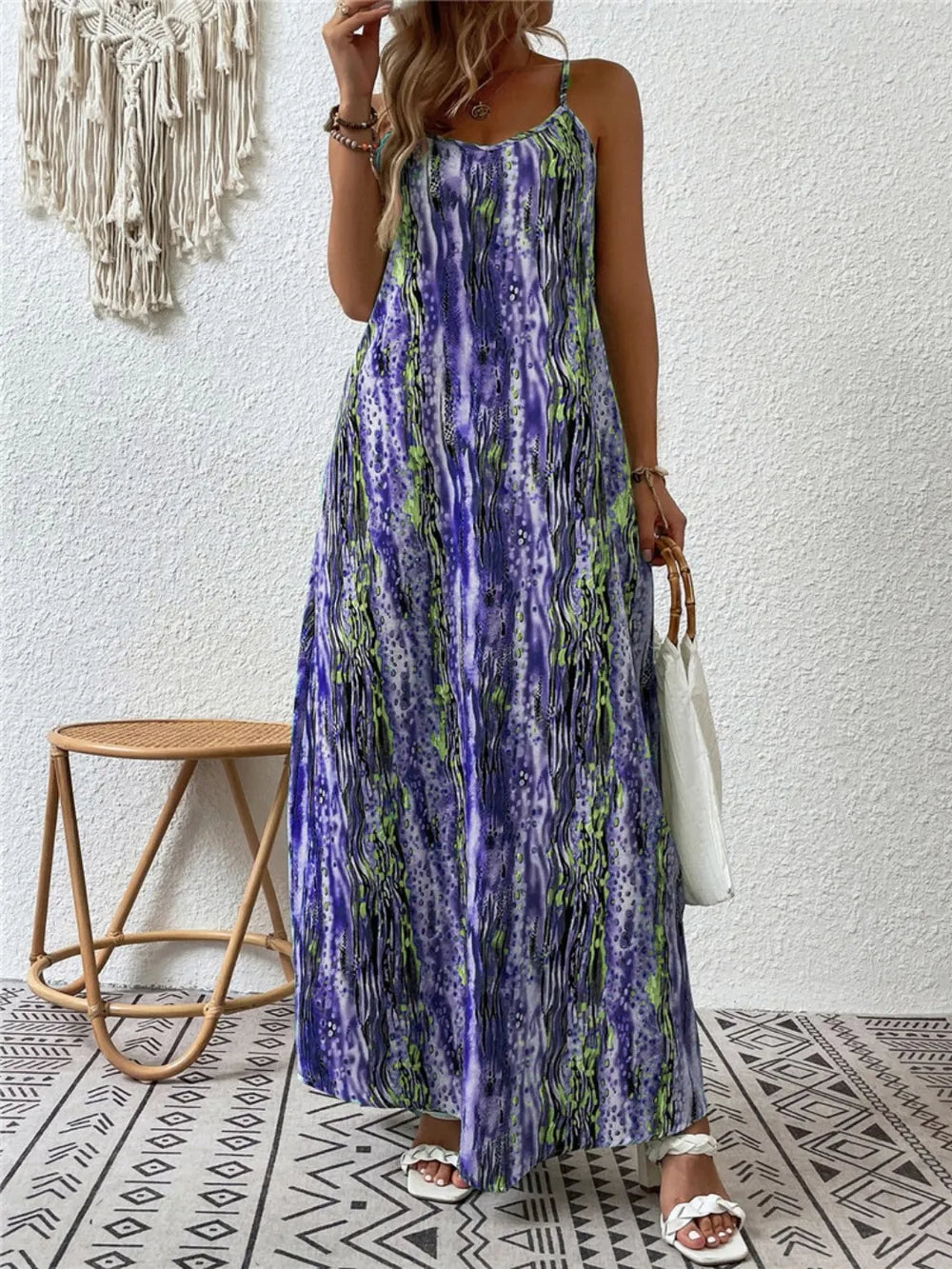 RIVKA – Robe Longue à Bretelles