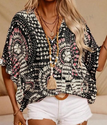 MIREL – Blouse Décontractée