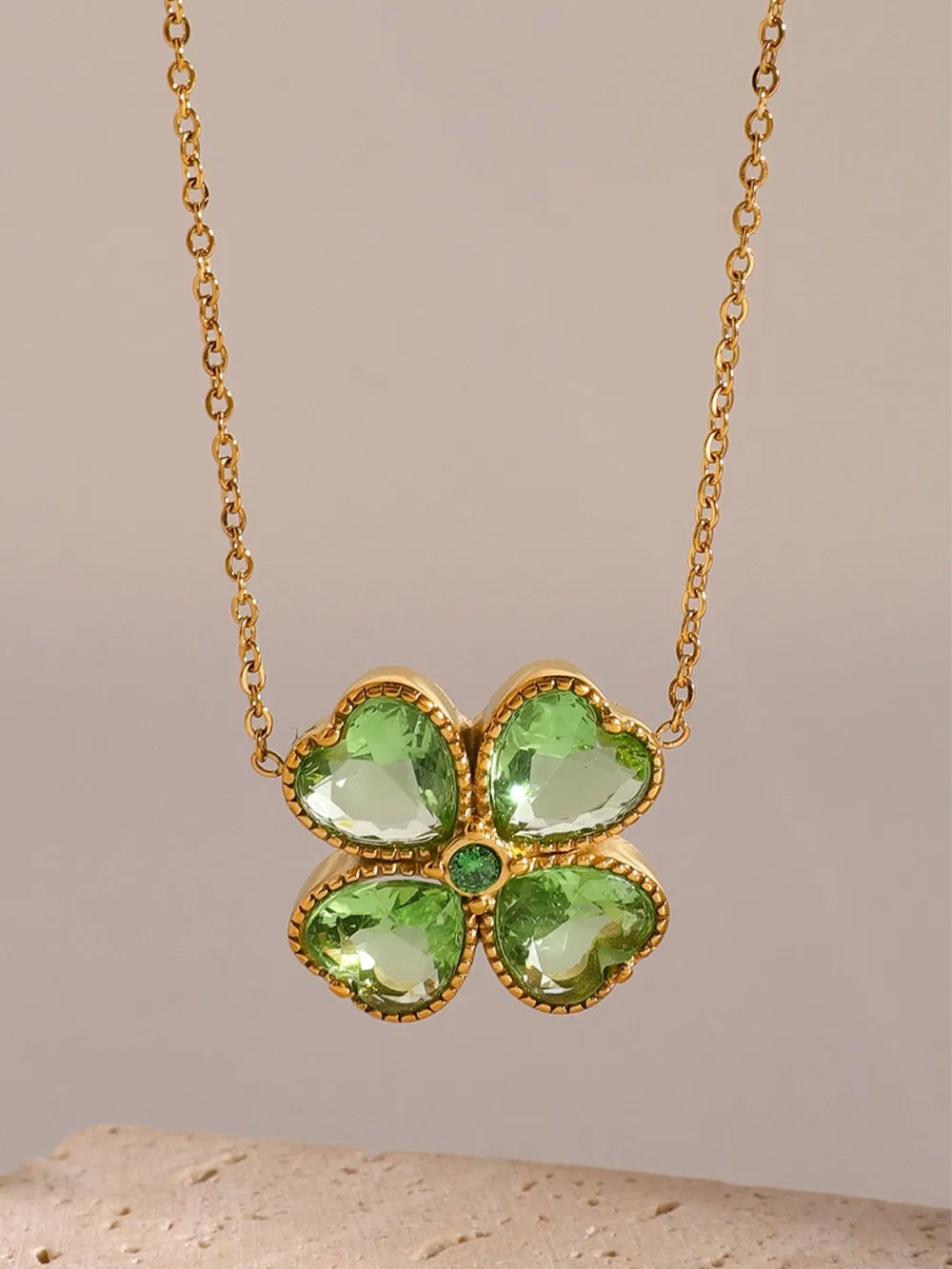 Collier Trèfle Porte-Bonheur