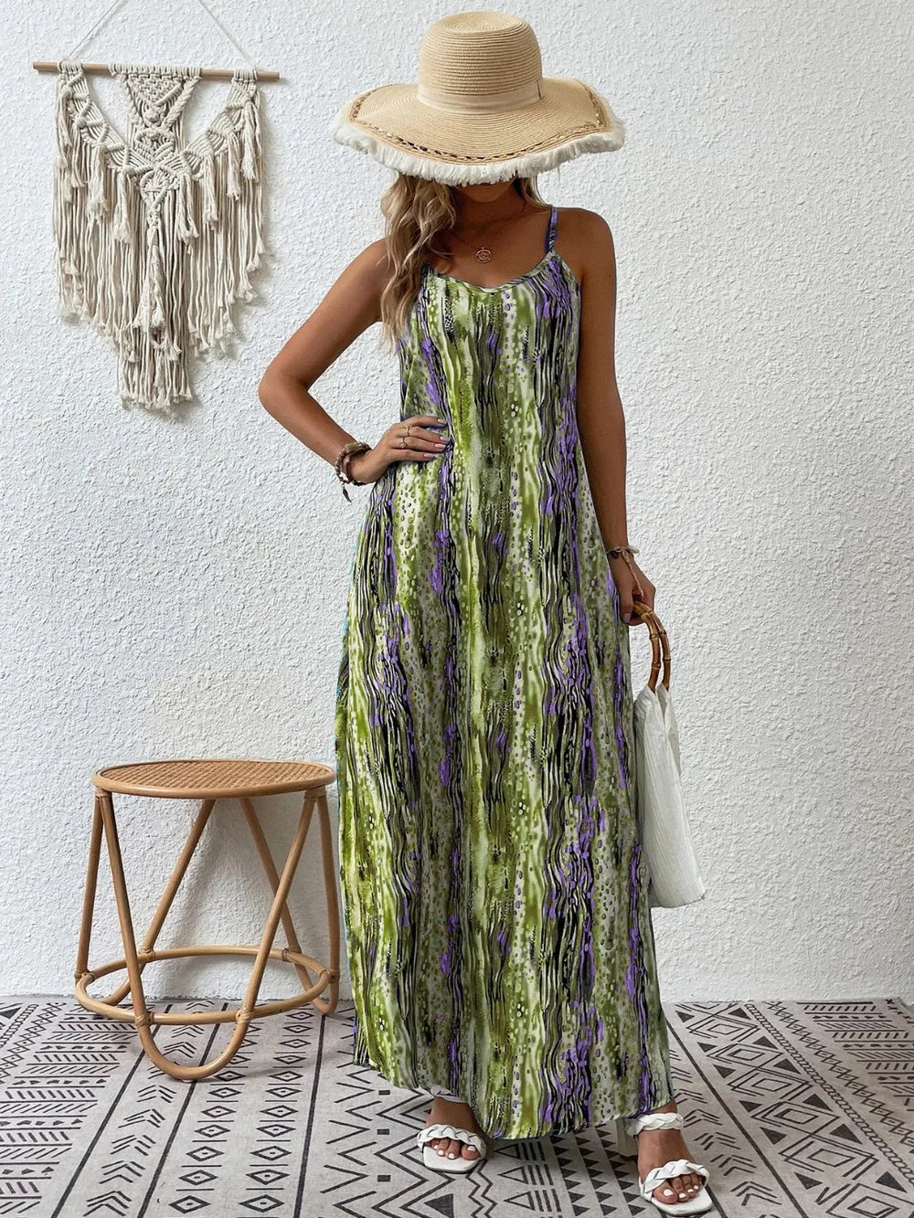 RIVKA – Robe Longue à Bretelles