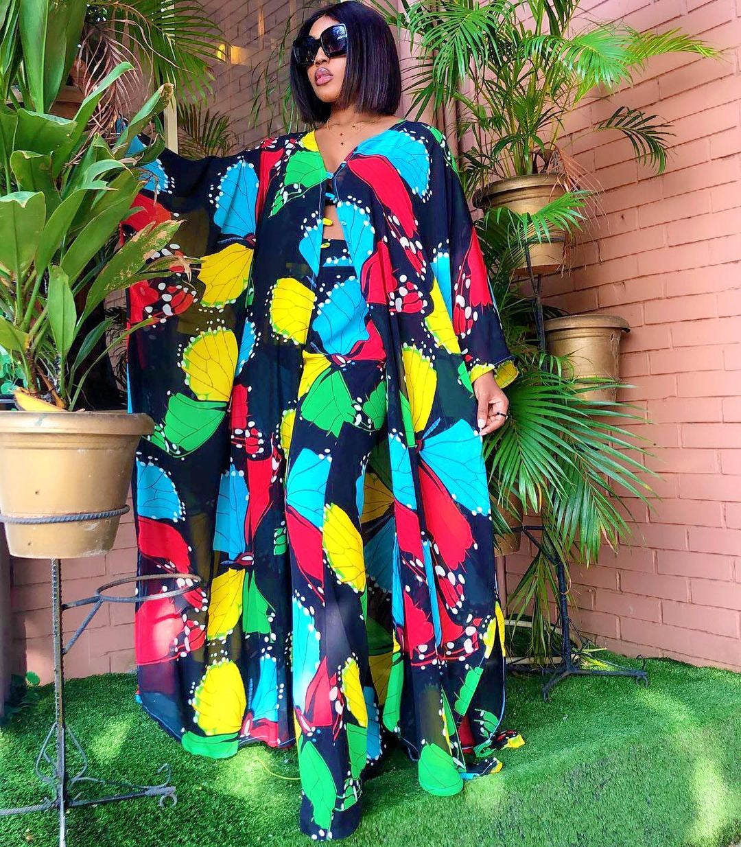 LAYANA – Ensemble Fluide Deux Pièces Chiffon