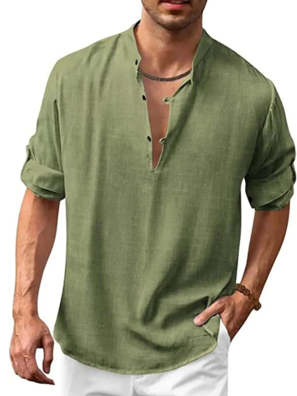 JADEN – Chemise Longue en Lin