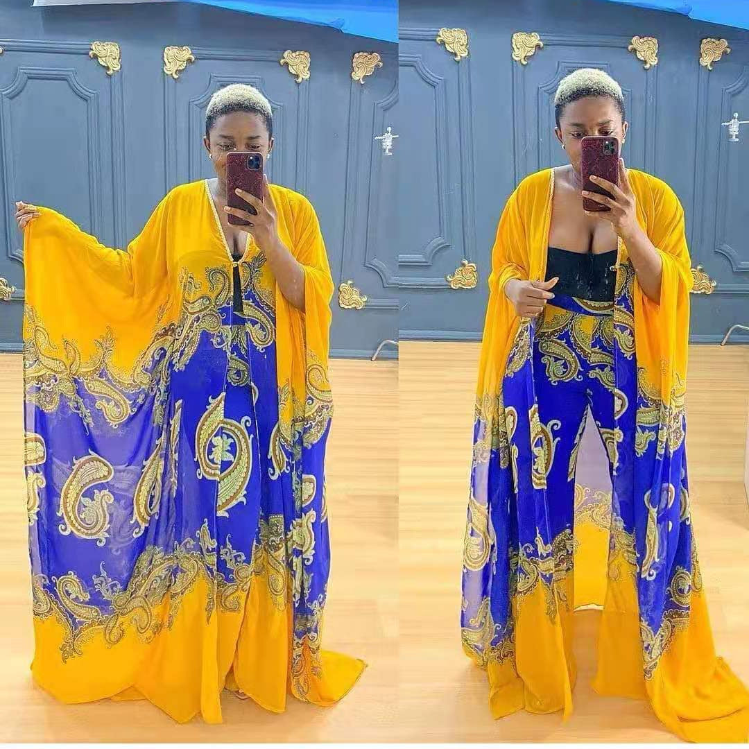 LAYANA – Ensemble Fluide Deux Pièces Chiffon