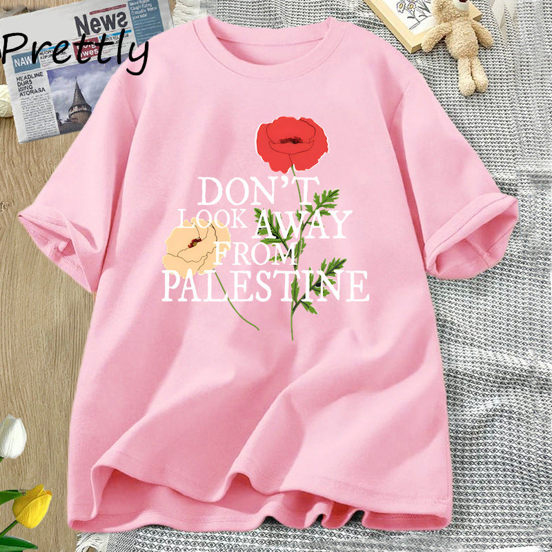 T-shirt Résistance Fleurie