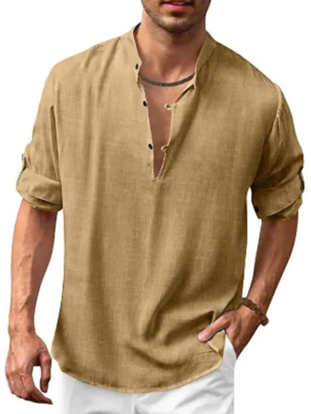 JADEN – Chemise Longue en Lin