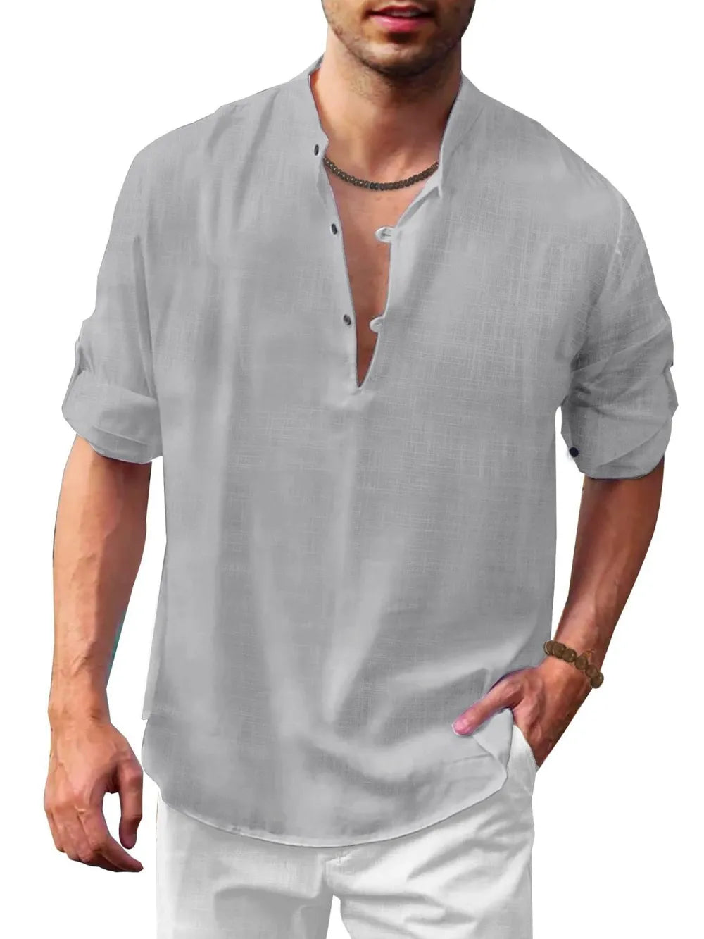 JADEN – Chemise Longue en Lin