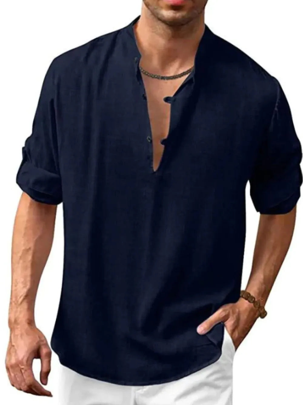 JADEN – Chemise Longue en Lin
