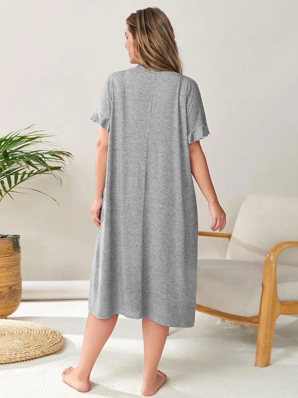 MALEN – Robe Décontractée Grande Taille avec Poches