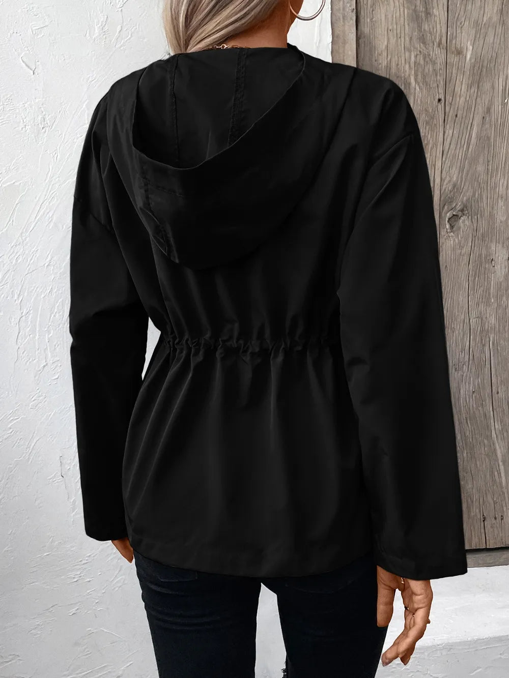 INAYA – Veste Décontractée à Capuche et Cordon