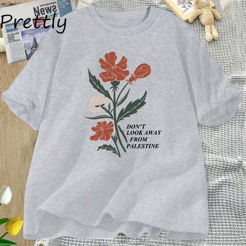 T-shirt Résistance Fleurie