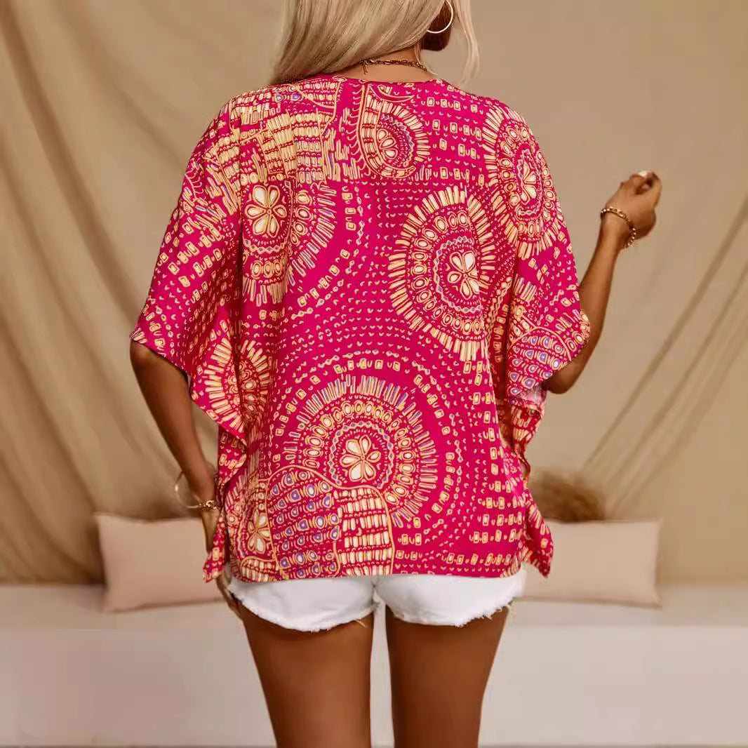 MIREL – Blouse Décontractée