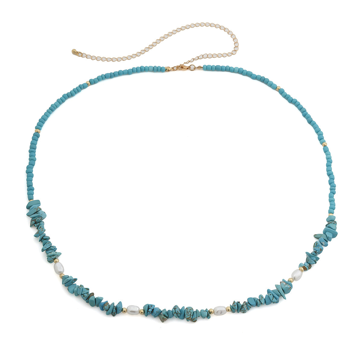 Kaïa – Chaîne de Taille Plage Perles Pierres