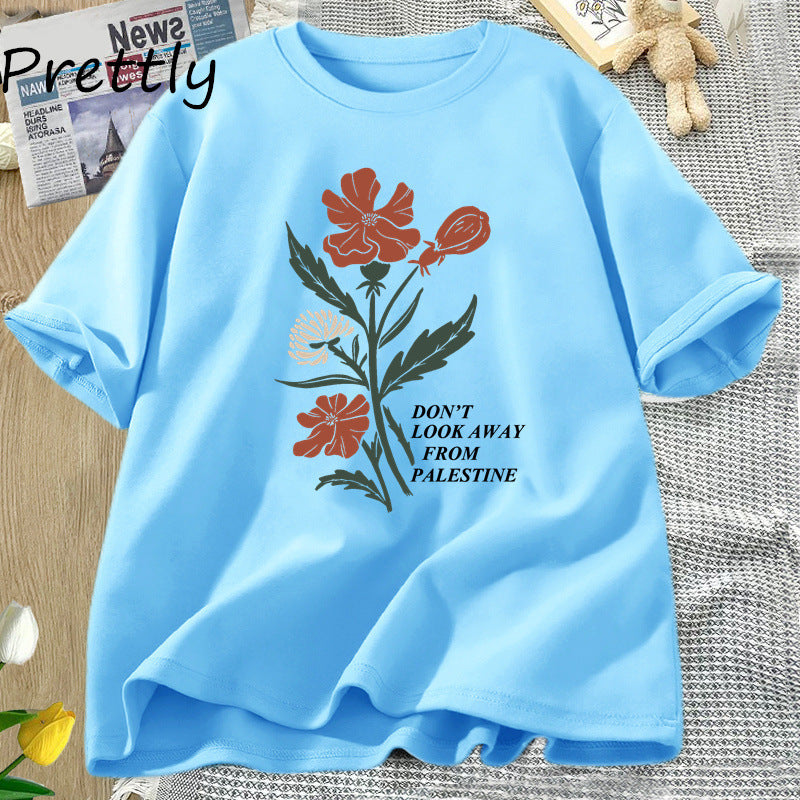 T-shirt Résistance Fleurie