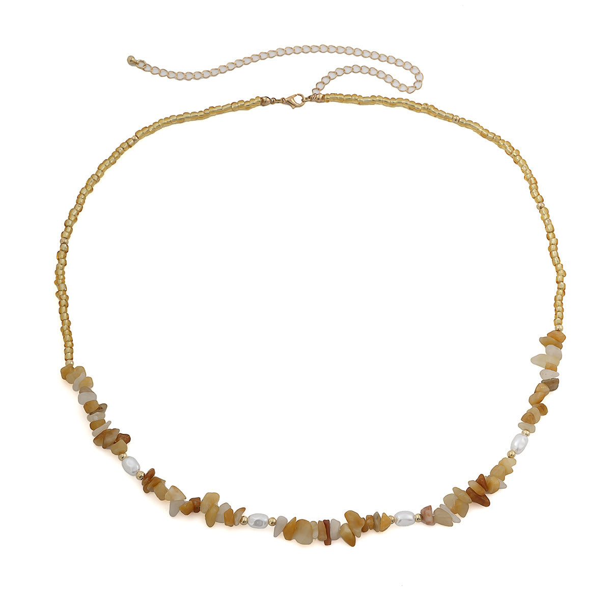 Kaïa – Chaîne de Taille Plage Perles Pierres