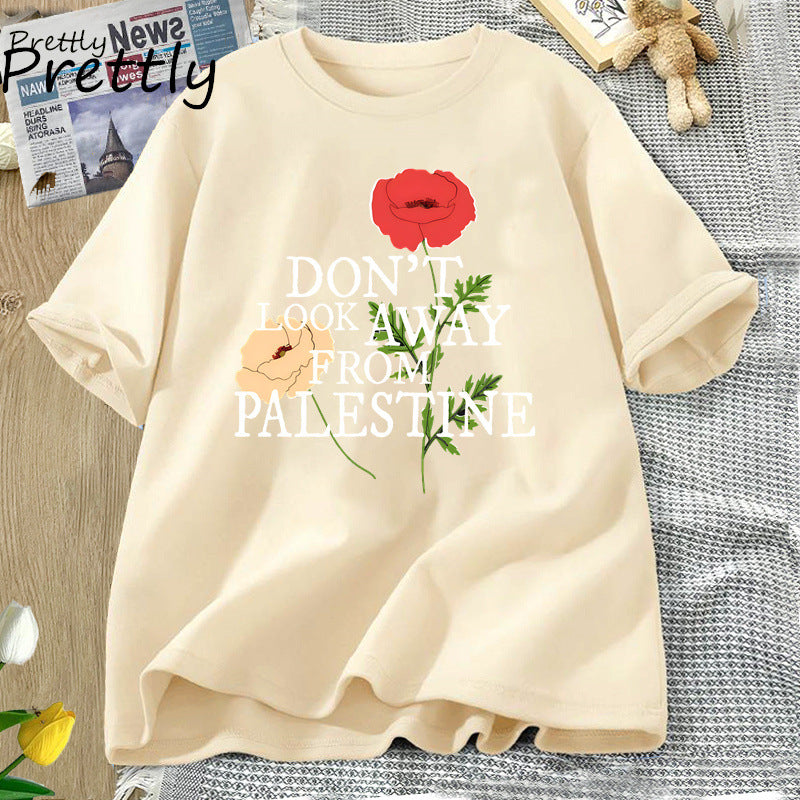 T-shirt Résistance Fleurie
