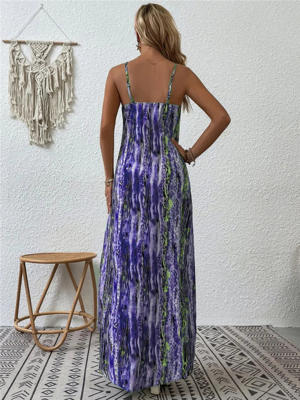 RIVKA – Robe Longue à Bretelles