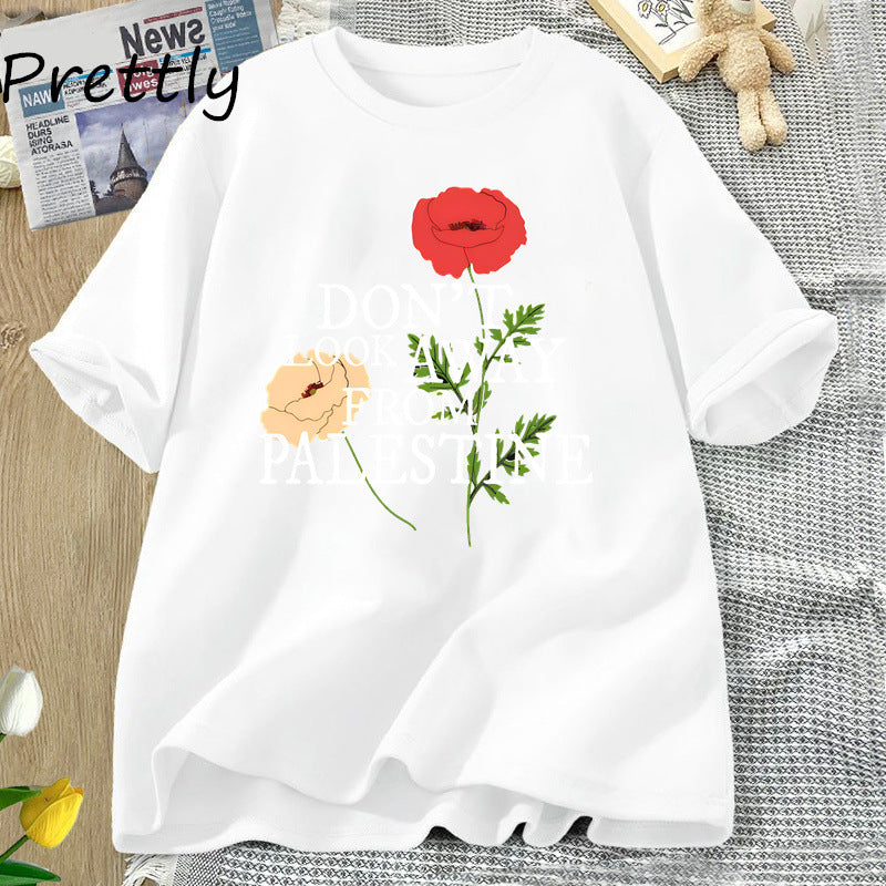 T-shirt Résistance Fleurie