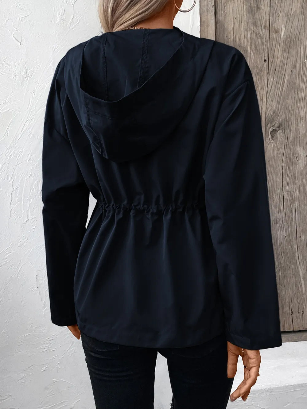 INAYA – Veste Décontractée à Capuche et Cordon
