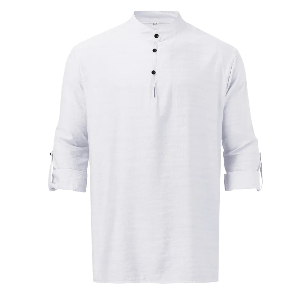 JADEN – Chemise Longue en Lin