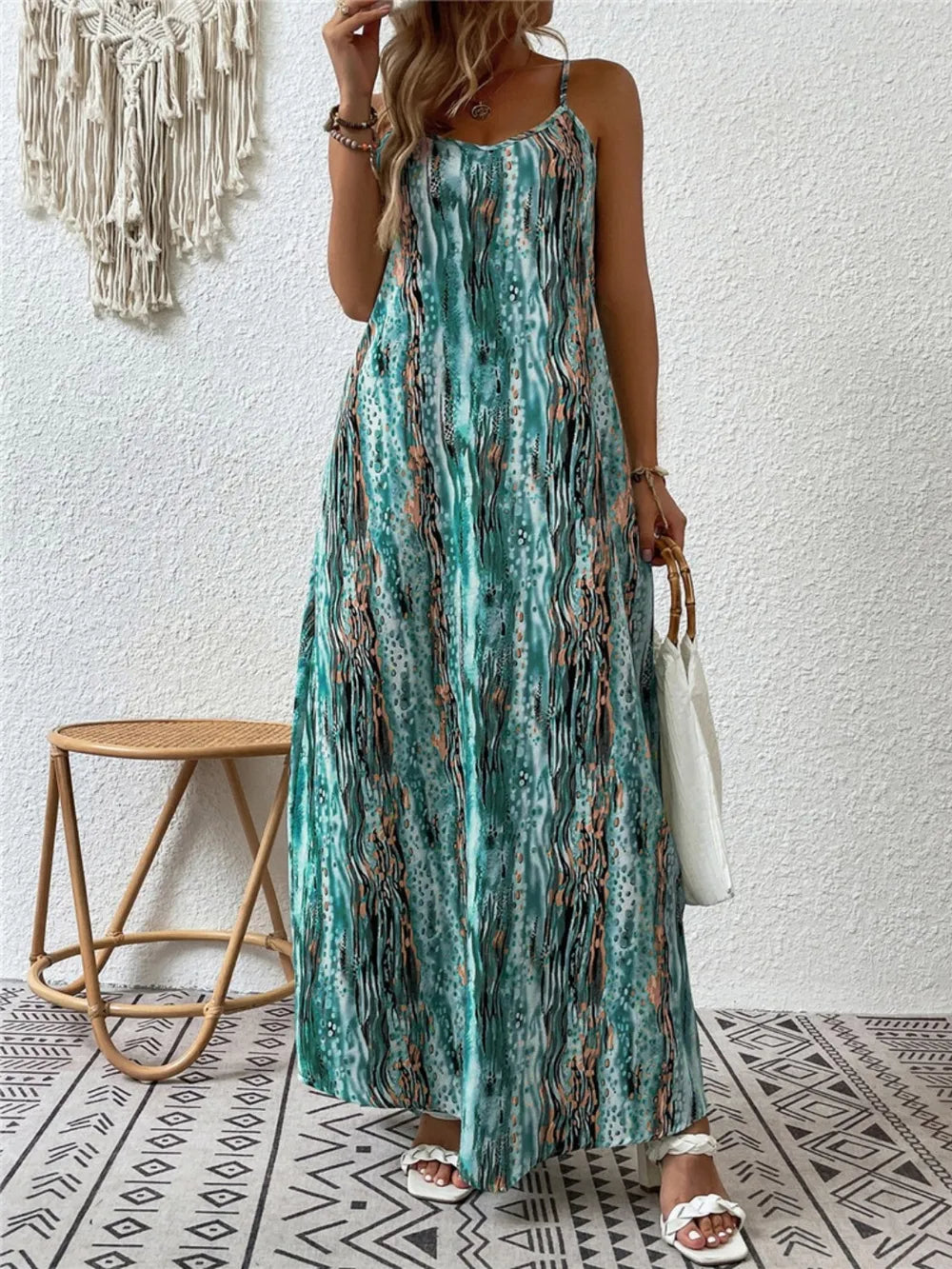 RIVKA – Robe Longue à Bretelles