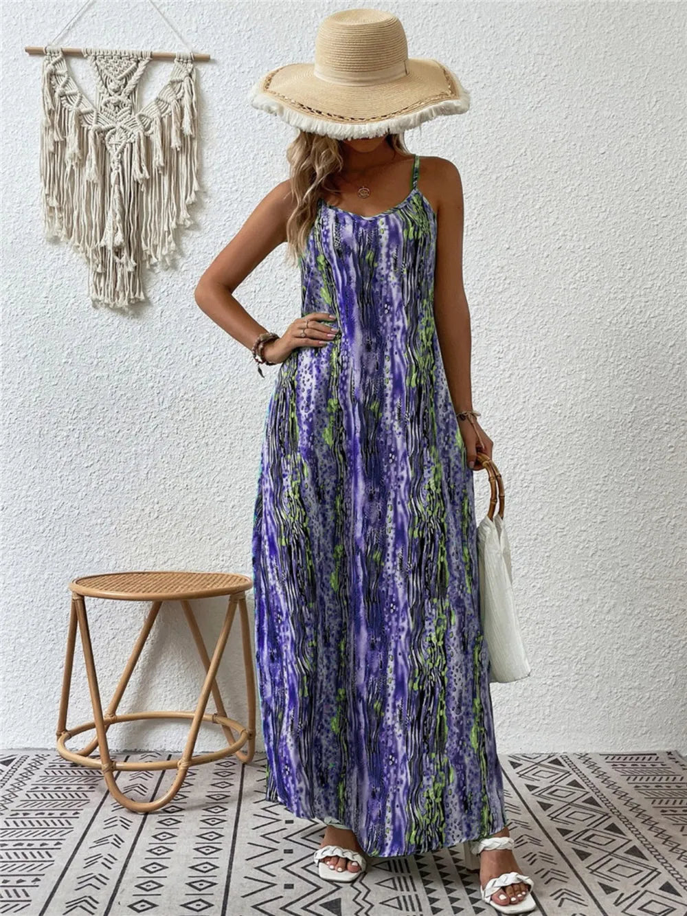 RIVKA – Robe Longue à Bretelles