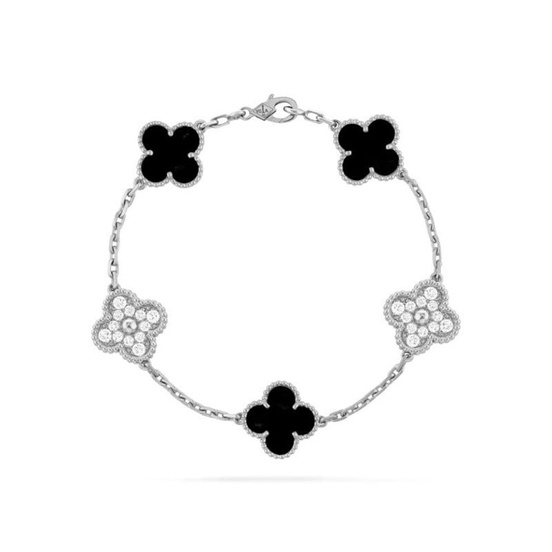 ELYA – Bracelet trèfle doré