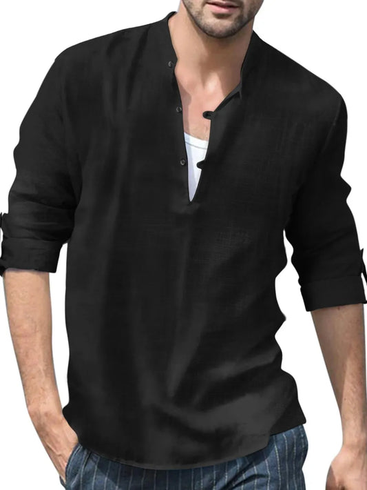 JADEN – Chemise Longue  en Lin
