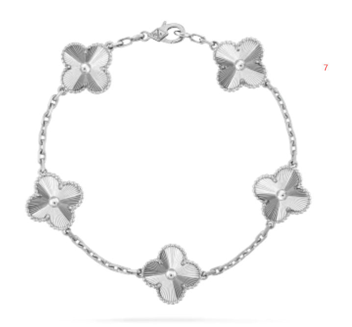 ELYA – Bracelet trèfle doré