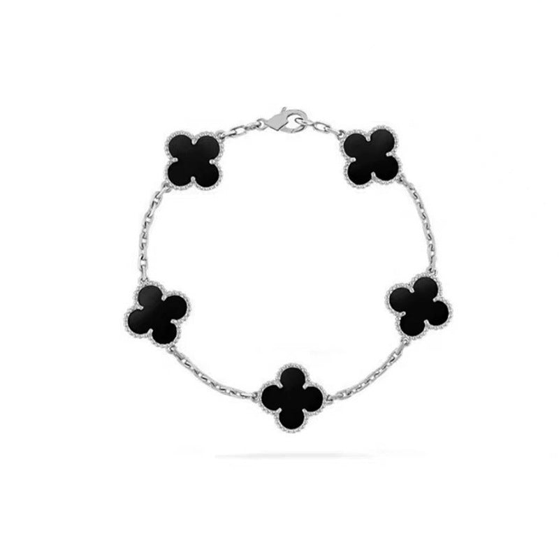 ELYA – Bracelet trèfle doré