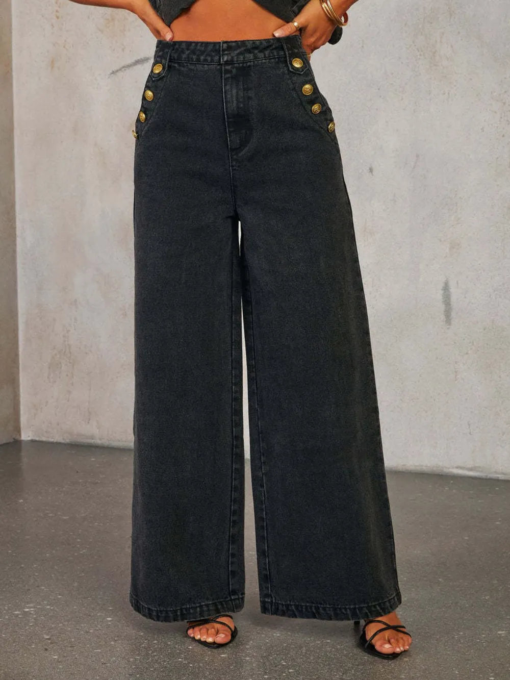 IRINA – Jean Taille Haute Coupe Large