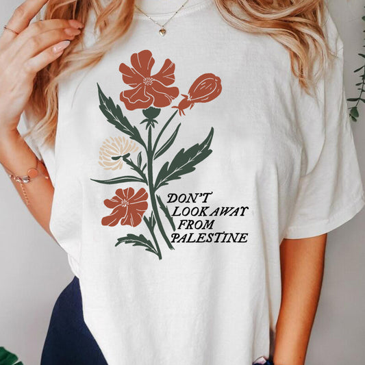T-shirt Résistance Fleurie